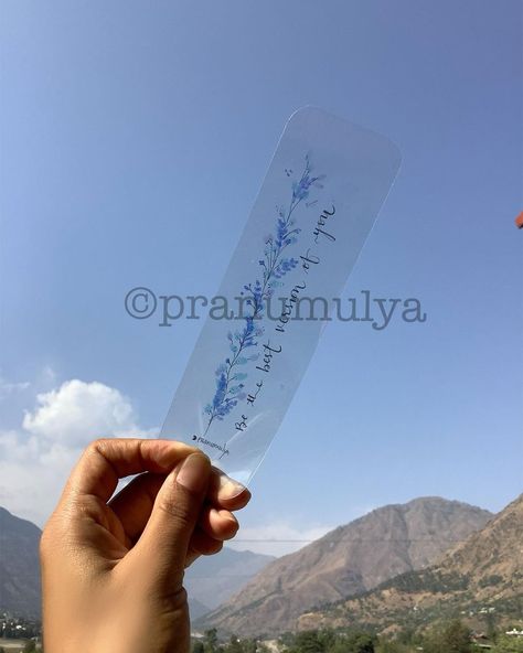 PRANUMULYA🖌 on Instagram: “Transparent bookmark!! Available for sale!! DM FOR ORDERS!! Available on a very special price!! Handmade with love . . . . . .…” Transparent Bookmark, Creative Bookmarks, Handmade With Love, Special Price, Art Ideas, Okay Gesture, With Love, For Sale, On Instagram