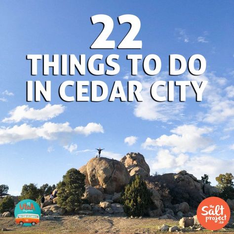 22 Things to do in Cedar City | 12 Utah Staycations | The Salt Project | Things to do in Utah with kids Brian Head Utah, Utah With Kids, Things To Do In Utah, Utah Summer, Cedar City Utah, West Coast Travel, Southwest Travel, Cedar City, Las Vegas Trip