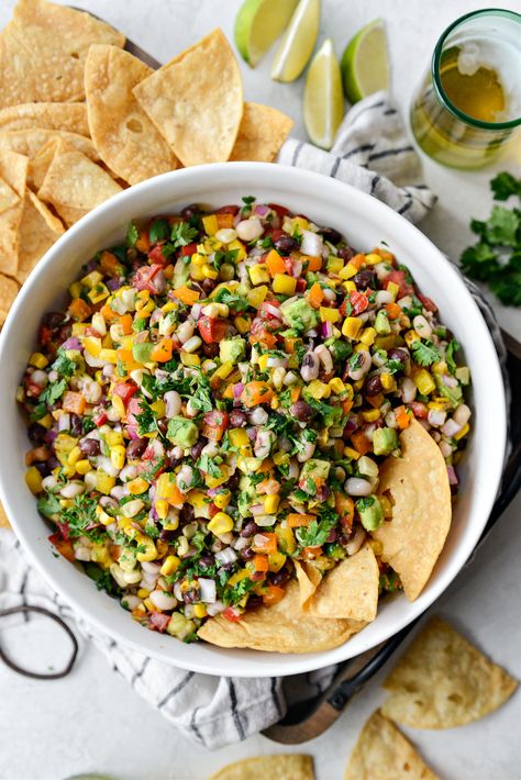 Cowboy Caviar Lunch, Superbowl Party Salad Ideas, Good Tailgating Food, Cowboy Caviar No Tomatoes, Cowboy Caviar Chickpeas, Cowboy Party Appetizers, Cowboy Caviar Healthy, Guys Grocery Games Recipes, Sides For Family Gatherings