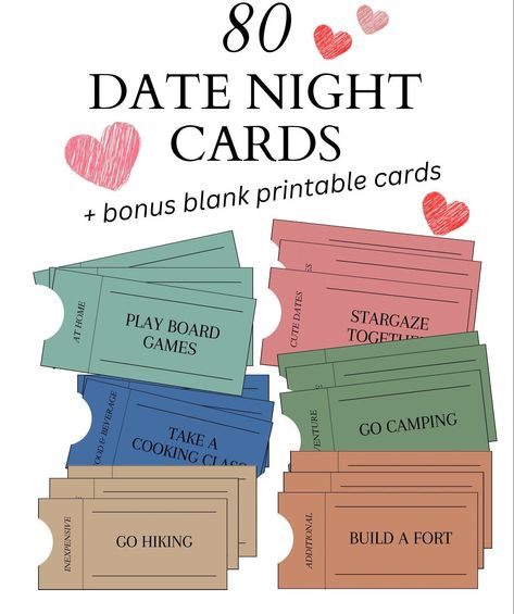 Romantic Food, Date Night Cards, Coupon Books, Date Jar, Night Jar, Date Night Jar, Romantic Date Night Ideas, Diy Valentine's Cards, Couples Coupons