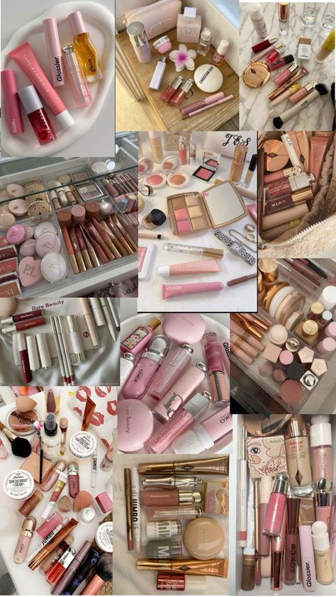 Makeup 💄💗 Aesthetic Makeup Pictures, Make Up Astethic, Makeup Astethic, Makeup Mood Board, Makeup Moodboard, Mack Up, Makeup Pics, Dream Makeup, Vision Board Pictures