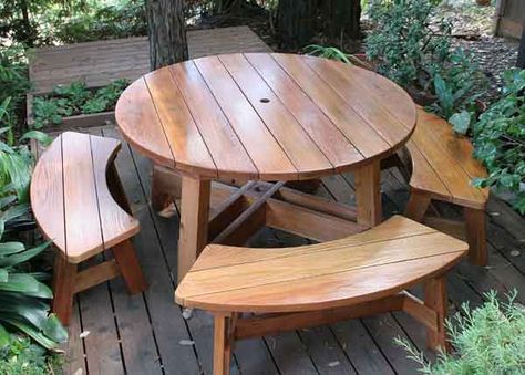 Farmhouse picnic table