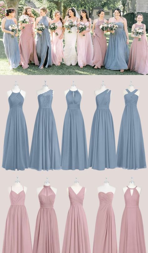 Wedding Entourage, Wedding Motifs, Wedding Guest Outfit Summer Casual, Blue Themed Wedding, Natural Make Up, Bridesmaid Dress Styles, Bridesmaid Dress Colors, Summer Plus Size, Wedding Guest Looks