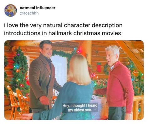 Tumblr Funny, Humour, Make Em Laugh, Hallmark Christmas Movies, Clean Humor, Christmas Movie, Hallmark Christmas, Christmas Movies, Bones Funny