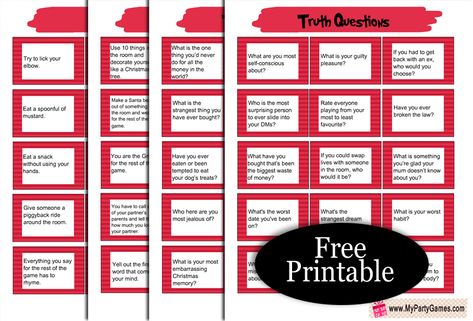 68 Free Printable Christmas Games Christmas Truth Or Dare, Christmas Dares, Game Questions, Xmas Games, Adult Christmas Party, Truth Or Dare Questions, Free Printable Games, Printable Christmas Games, Sometimes People