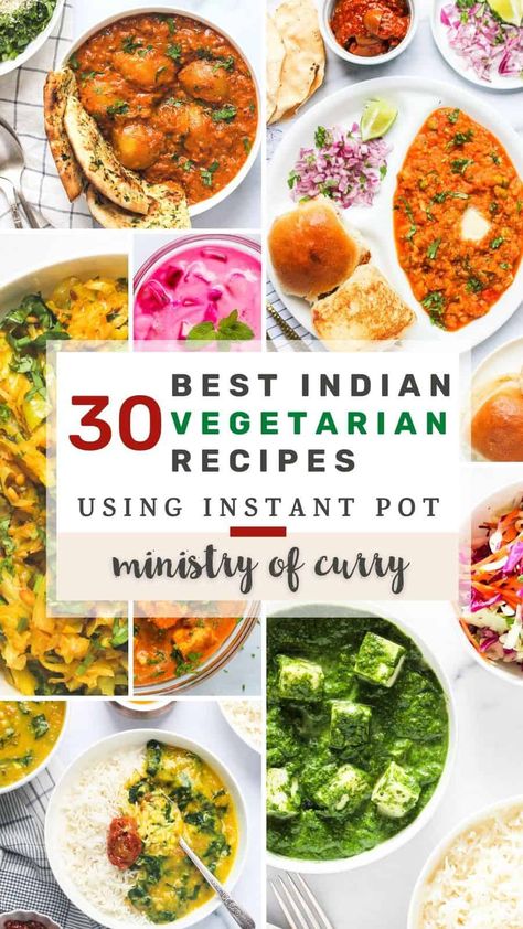 Indian Dinner Recipes Vegetarian, Easy Indian Dinner Recipes, Wonder Pot, Mixed Vegetable Casserole, Instant Pot Indian, Vegetarian Curries, Mushroom Masala, Spinach Dal, Veg Meals