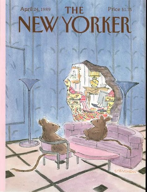 Animalarium: Interiors The New Yorker Magazine, New Yorker Magazine, New Yorker Covers, Dorm Posters, Room Deco, Art Collage Wall, Vintage Magazines, Vintage Magazine, Room Posters