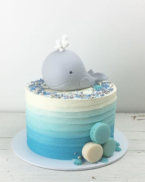 Ocean First Birthday Cake, Ocean Themed Cakes, Sea Cakes Birthday, Cake First Birthday Boy, Ocean Baby Shower Cake, Sea Cake Ideas, Birthday Cake Ocean, Under The Sea Smash Cake, Ocean Theme Birthday Cake