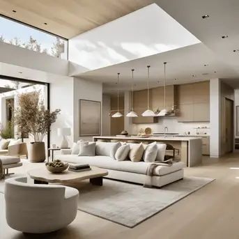 Inspired Interiors: Unpacking the 5 Pioneering Interior Design Trends for 2024 - axxla interior design Contemporary House Interior, Mini Home, Japandi Interior, Wall Tattoo, Kid Room, Contemporary Interior Design, Contemporary Living Room, Contemporary Living, Floor Decor