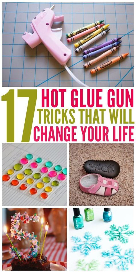 Check out these 17 hot glue gun tricks for even more ideas. Crafts With Hot Glue, Hot Glue Art, Kat Haken, Glue Art, Crafts To Make And Sell, Diy Crafts Hacks, Fun Craft, Crafts Hacks, Glue Crafts