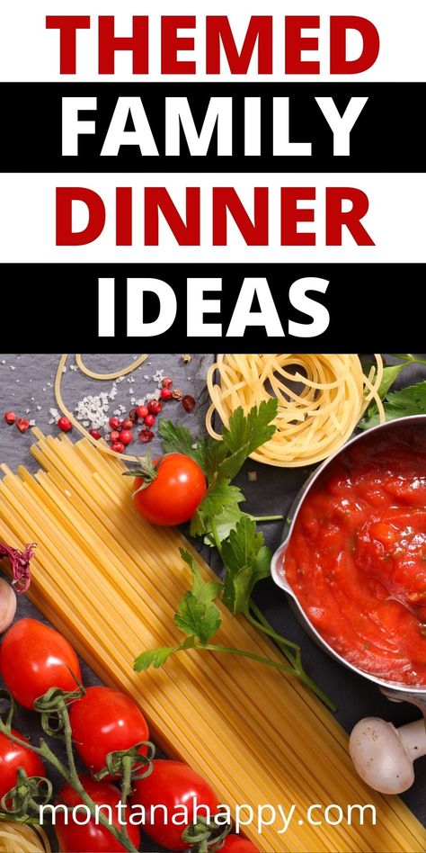 FUN THEMED Family Dinner Ideas Everyone Will LOVE! | Montana Happy Dinner Theme Ideas, Hygge Spring, Spring Hygge, Hygge Summer, Fall Hygge, Hygge Inspiration, Fajita Seasoning Mix, Hygge Ideas, Family Dinner Party