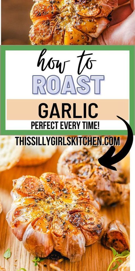 How to Roast Garlic: Quick & Easy Recipes Roasting Garlic, How To Roast Garlic, Roasted Garlic Recipe, Garlic Roaster, Roast Garlic, Roasted Garlic Cloves, Recipe Cover, How To Roast, Food Fast