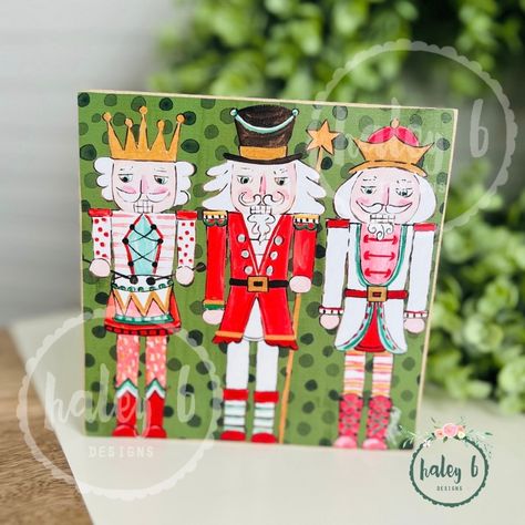 Nutcracker Painting, Nutcracker Art, Nutcracker Crafts, Pink Nutcracker, Nutcracker Decor, Christmas Craft Show, Homemade Christmas Gifts, Nutcracker Christmas, Window Painting