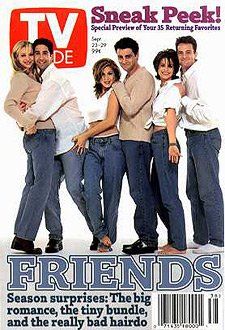 TV Guide cover Friends History Of Television, Tv Covers, Matt Leblanc, David Schwimmer, Friends Cast, Friends Tv Series, Friends Season, Evan Rachel Wood, Friends Moments