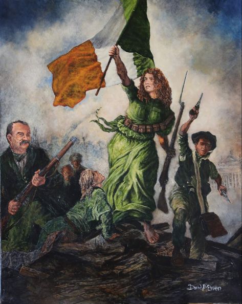 I.r.a Ireland, Liberty Leading The People, Irish Genealogy, Ireland History, Irish Folklore, Erin Go Bragh, Irish Language, Irish Culture, Historical Painting