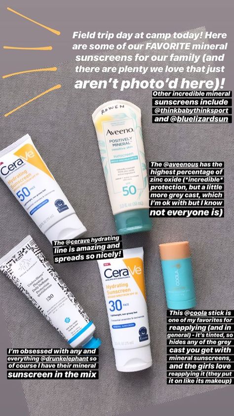 Recommended by Laura Scott Derm on IG. Mineral sunscreens for kids Best Mineral Sunscreen, Mineral Sunscreen For Face, Sunscreen For Oily Skin, Sunscreen For Face, Sunscreen For Sensitive Skin, Toxic Skincare, Laura Scott, Shower Routine, Mineral Sunscreen