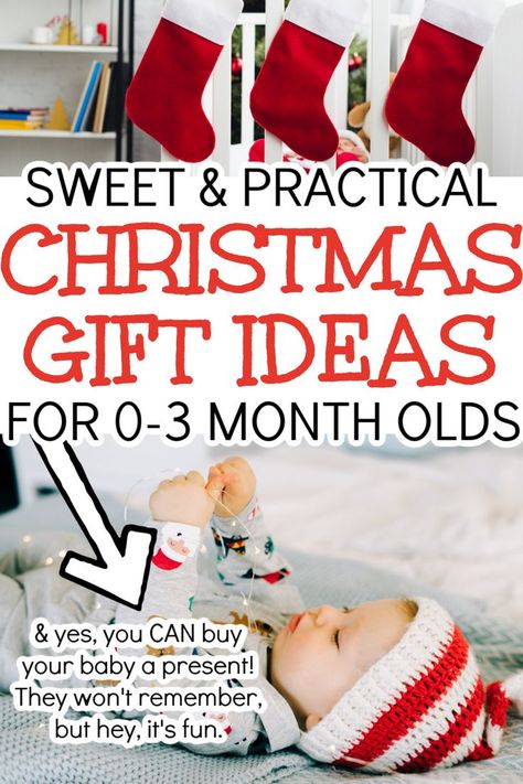 Newborn Christmas Gift Ideas for Grandparents: You want to get your grandchild a gift, but aren't sure WHAT parents want these days? As a minimalist parent of five, I can attest that any of these gifts would most likely be well-received - no guarantees though, right? Just be sure to casually inquire as to what items from the list the parents already have on hand to avoid duplicates. (And parents, forward this Christmas gift ideas list for newborns to the grandparents!) Christmas Gift From Newborn, Christmas For Newborns Gift Ideas, Christmas Presents For Infants, Christmas Gifts For Newborns Boys, Christmas Gifts For Newborn Boy, What To Get Newborn For Christmas, Newborn Christmas Present Ideas, Newborn First Christmas Gift, 3 Month Christmas Gifts