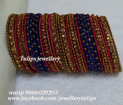 Marriage Bangles Set, Bangle Setting Ideas, Bangles Combination, Wedding Bangles Indian, Bangles Aesthetic, Elegant Bangles, Airplane Necklace, Silk Thread Bangles Design, Red Bangles