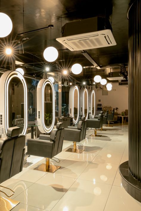 Unisex Beauty Salon Interior Design, Unisex Salon Design, Unisex Salon Interior Design, Beauty Parlour Interior Design, Unisex Beauty Salon, Saloon Designs, Toni And Guy Salon, Men Salon, Beauty Shop Decor