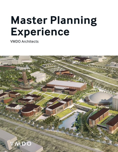 VMDO Architects, Master Planning Experience, Published: 2017-04-23 Campus Site Plan, Site Plan Render, Campus Landscape Design, Site Plan Rendering, Plan Render, Architecture Portfolio Template, Campus Landscape, University Housing, Master Planning