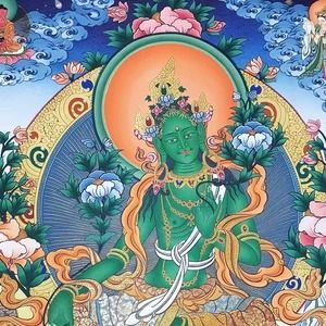 GorkhaNepal - Etsy Canada Green Tara Mantra, Tara Goddess, Tibet Art, Amitabha Buddha, Mahayana Buddhism, Thangka Painting, Tibetan Art, Green Tara, The Buddha