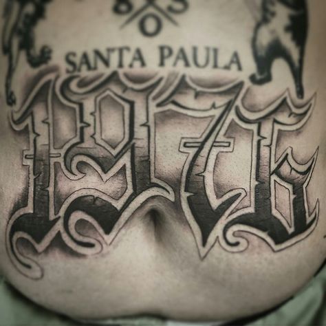 1976 Tattoo Fonts, Chicano Numbers, 1976 Tattoo, Lettering Fonts Tattoo, Tattoo Number Fonts, Number Tattoo Fonts, Numbers Tattoo, Tattoo Lettering Alphabet, Fonts Tattoo