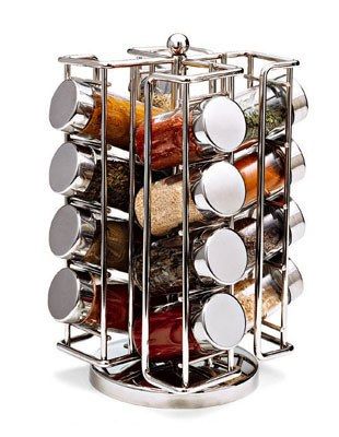 Spinning Spice Rack, Spice Storage Solutions, Revolving Spice Rack, Spice Labels, Spice Racks, Spice Cabinet, Cooking Supplies, Spice Storage, Diy Kitchen Storage