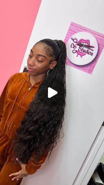 Hair Specialist on Instagram: "January Bookings are Available & February Bookings Are Open!! Introducing My New Location In East New York, BK (11207)💞 • • • High Ponytail On Our BA Using Breezy Wave Texture Hair @giselle_najae • • • #nyc #brooklyn #hairstylist #hair #extension #ponytail #queens #explore #tiktok #quickweave #newyork #local #foryoupage" Breezy Wave Ponytail, Hair Extension Ponytail, Extension Ponytail, East New York, Texture Hair, Wave Texture, Hair Specialist, Nyc Brooklyn, High Ponytail