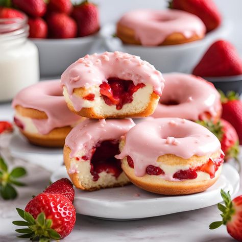 Strawberry donuts 🍩 🍓 more recipes chek this website https://www.recipesdash.com #donuts #donutsdonutsdonuts #donutshop #donutsofinstagram #strawberry #strawberries #strawbag #strawberrycheesecake Strawberry Donuts, Donut Shop, More Recipes, Strawberry Cheesecake, Strawberries, Donuts, Quick Saves