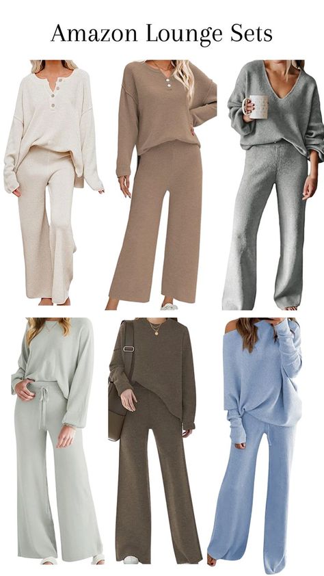 #amazon #loungesets #amazoncozy #cozylougeset #shophere #winteroutfit #cozy Cozy Winter Outfits Lazy Days, At Home Outfits Cozy, Cozy Set Outfit, Winter Lounge Outfit, Outfits 30s, Winter Lounge, Chic Loungewear, At Home Outfits, Outfits Lazy