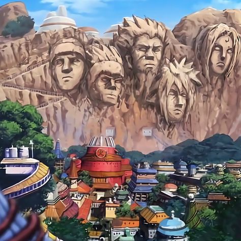 Naruto Konoha Village Wallpaper, Nanowrimo 2023, Naruto Leaf Village, Naruto Leaf, Konoha Village, Leaf Village, Dr World, Naruto Tattoo, Village Photos