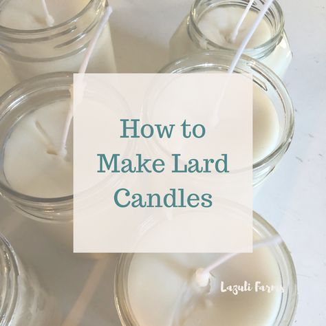 Lard Candle Recipe, Tallow Candle Recipe, Tallow And Beeswax Candles, Diy Lard Candles, Tallow Beeswax Candles, Tallow Candles How To Make, Lard Candles, Tallow Recipes, Diy Tallow