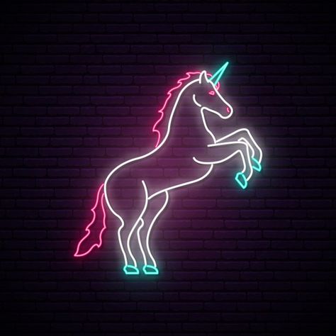 Neon Sing, Neon Unicorn, Neon Quotes, Custom Neon Lights, Wallpaper Iphone Neon, Unicorn Wallpaper, Neon Nights, Kids Room Wall Decor, Neon Aesthetic