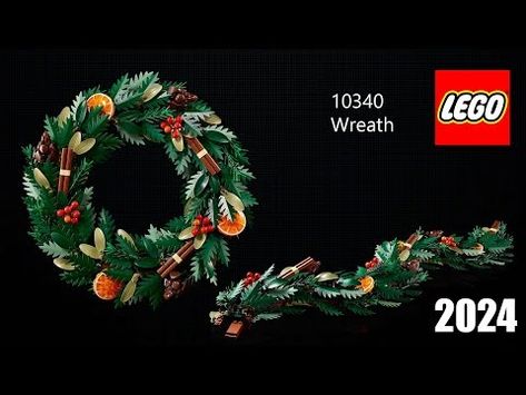 (425) LEGO 10340 Wreath - Icons - Botanical Collection - YouTube Lego Wreath, Christmas Bucket List, Christmas Bucket, Botanical Collection, Time Out, Take Time, Fall And Winter, Bucket List, Lego