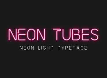 Neon Tubes – Neon Light Font free Beach Fonts, Sign Fonts, Outline Fonts, Light Font, All Caps Font, Website Fonts, Photoshop Presets, Neon Logo, Letter Form