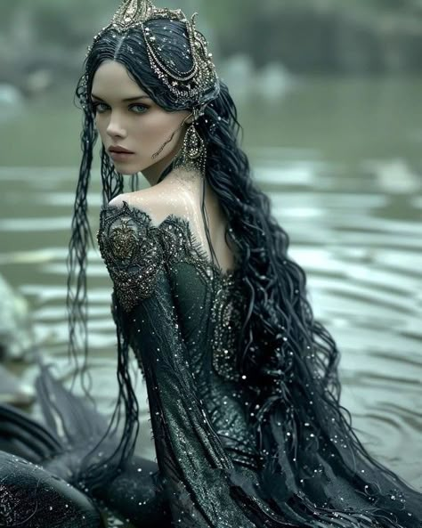 Look Gatsby, Fae Aesthetic, Dark Mermaid, Fantasy Photography, Dark Fairy, Fantasy Book, Arte Fantasy, Fantasy Aesthetic, 영감을 주는 캐릭터