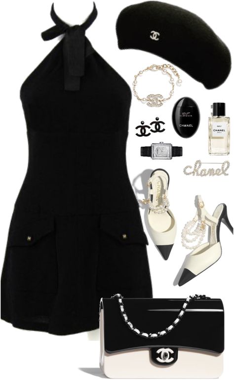 Chanel Outfit Classy, Chanel Outfit Classy Chic, Chanel Outfits Women, Chanel Inspired Outfit, Expensive Outfits, Channel Outfits, Chanel Hat, Moda Chanel, Hat Png