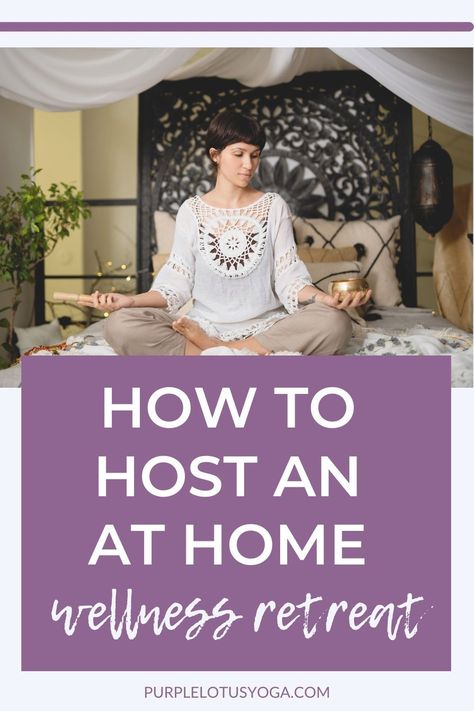 Wellness Weekend Ideas, Meditation Party Ideas, Home Retreat Ideas, At Home Retreat Schedule, Meditation Retreat Ideas, Wellness Party Ideas, Wellness Event Ideas, Wellness Retreat Ideas, Meditation Event