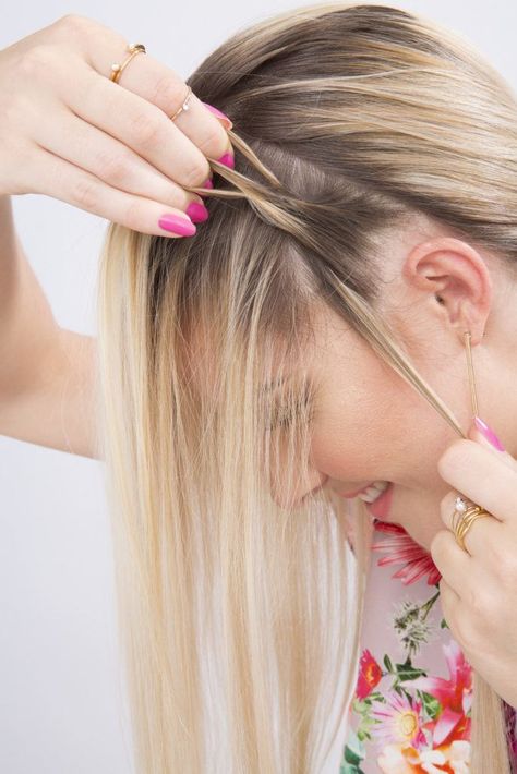 Braided Hairband Tutorial, Headband Braid Hairstyles, Braid Headband Hairstyle, Braided Headband Hairstyle Tutorial, Braid Headband Tutorial, French Braid Headband, Easy French Braid, Make A Headband, Second Day Hair