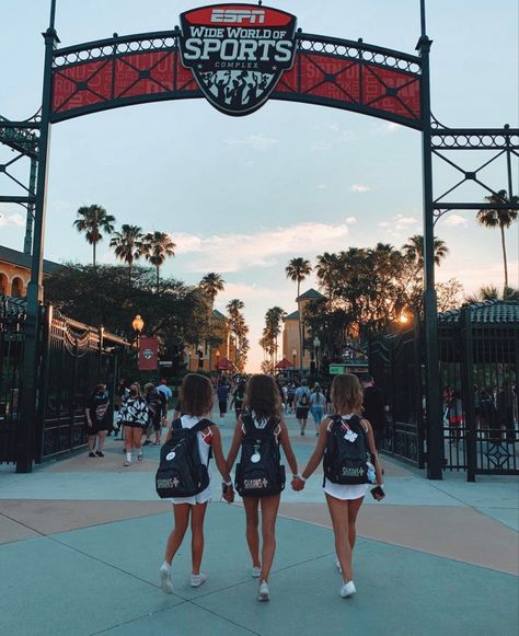 Cheerleading Worlds Aesthetic, All Star Cheerleading Aesthetic, Cheer Aesthetic Pictures, Uca Nationals Disney, Cheer Pictures All Star, Allstar Cheer Aesthetic, Competitive Cheer Aesthetic, Allstar Cheer Pictures, All Star Cheer Aesthetic