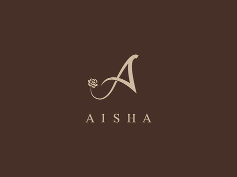 AISHA Islamic/Muslim Clothing Line by Farooq Shafi Clothing Line Logos, Name Design Art, Watercolor Flowers Pattern, Lotus Flower Art, Photographer Logo, Photo Logo Design, Artist Logo, Beautiful Bugs, Brand Color Palette