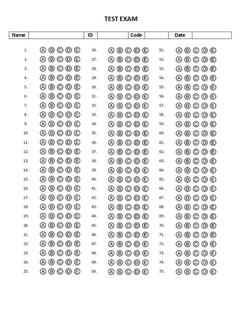 multiple choice exam paper template - Download this free printable multiple choice questionnaire template if you are a teacher and you want to create your multiple choice exam in a quick way. Multiple Choice Answer Sheet, Answer Sheet Template, Exam Template, Choice Template, Bubble Sheet, Multiple Choice Test, Loyalty Card Template, Free Planner Templates, Questionnaire Template