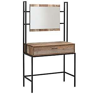 Dressing Table And Mirror, Urban Bedroom, Table And Mirror, Dressing Table With Mirror, Chic Dressing, Table With Mirror, Black Friday Furniture Sale, Urban Rustic, Table Mirror