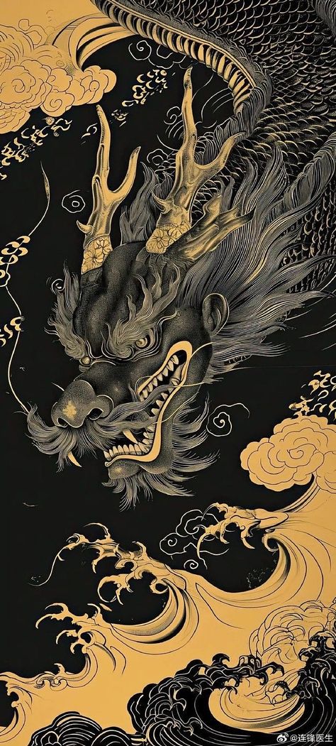 Dragon Tattoo Full Back, Japanese Art Samurai, Asian Wallpaper, Dragon Tattoo Art, Dragon Wallpaper Iphone, Japanese Pop Art, Dragon Artwork Fantasy, Asian Dragon, Best Wallpapers