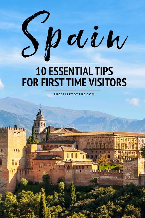 Top 10 Essential Spain Travel Tips | Do's and Don'ts When Visiting Spain Spain Destinations, Travel Tips Europe, Trip To Spain, Places In Spain, Spain Travel Guide, Europe Travel Destinations, Planning A Trip, Europe Travel Tips, Safe Travel