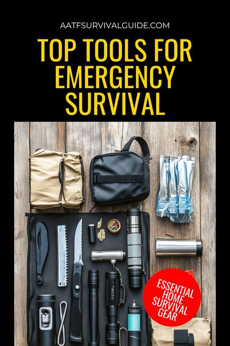 Preparedness starts with the right tools! Explore the essential gear every home should have to handle emergencies and stay safe. Preppers List, Survival Prepping Diy, Doomsday Survival, Doomsday Prepper, Doomsday Preppers, Survival Skills Life Hacks, Emergency Plan, Emergency Supplies, Emergency Prepping