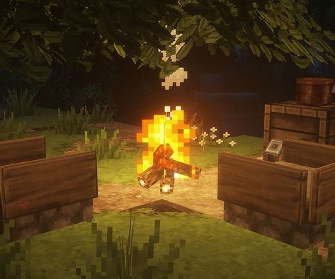 Minecraft Bonfire, Minecraft Ideas, Minecraft Designs, Minecraft, Texture, Wood, Design