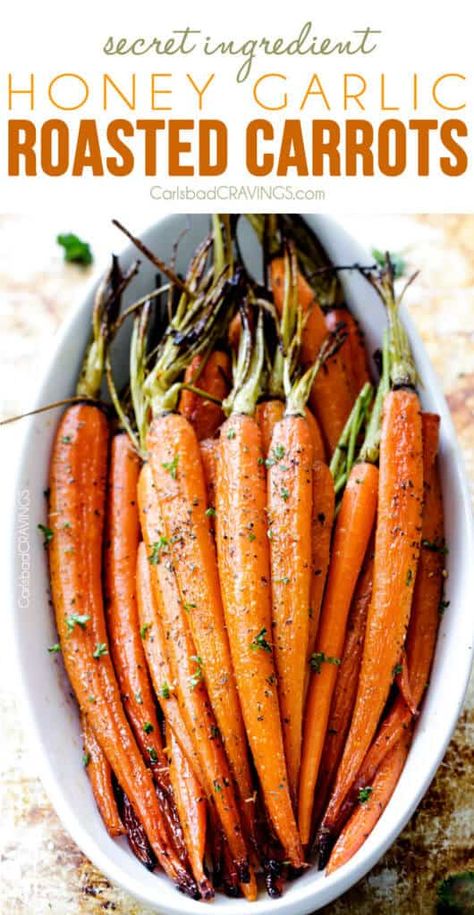 Vegetarian Thanksgiving Recipes, Honey Roasted Carrots, Thanksgiving Food Sides, Thanksgiving Appetizer Recipes, Healthy Thanksgiving Recipes, Best Thanksgiving Recipes, Vegetarian Thanksgiving, Vegan Thanksgiving Recipes, Keto Pancakes