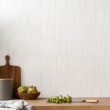 Tile Best Sellers | TileBar.com Dolomite Shower Tile, Matt White Backsplash Kitchen, Subtle Tile Pattern, Subtle Backsplash Kitchen, Dolomite Backsplash Kitchen, Fluted Tile Backsplash Kitchen, White Modern Backsplash, Modern Traditional Kitchen Backsplash, Tile For Backsplash Kitchen