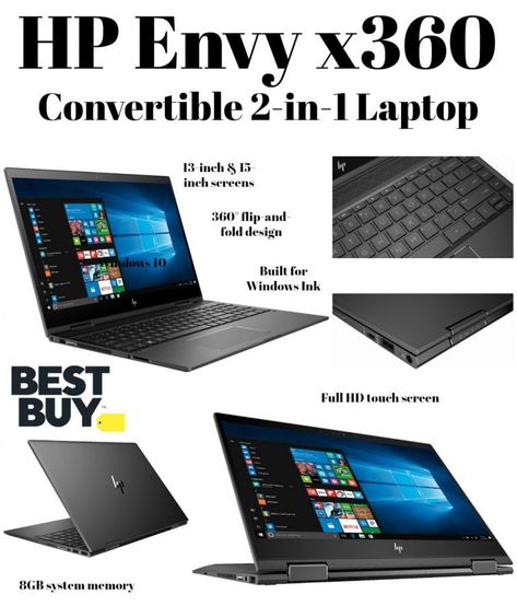 HP Envy x360 Convertible 2-in-1 Laptops at Best Buy ~ DivineLifestyle.com ~ #ad #windows Laptop For College, Hp Envy X360, Types Of Handbags, Best Carry On Luggage, Family Fitness, Back To School Essentials, Best Laptops, School Essentials, Carry On Luggage